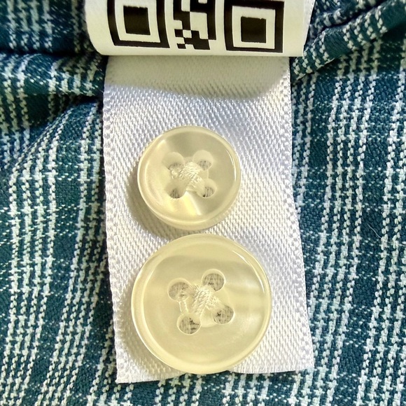 ✨ Bonobos Slim Fit Long Sleeve Shirt 🩵 Grid Check | Size L (Long) - Picture 4 of 12